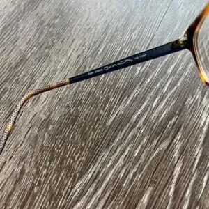 EUC NW77th Eyewear‎ Tiny Socks Eyeglasses Tortoise Blue Square Frame Trendy Chic NW 77th WHOSE SOCKS ARE THESE 48/17/145 NAVY BLUE TORTOISE  main image 4
